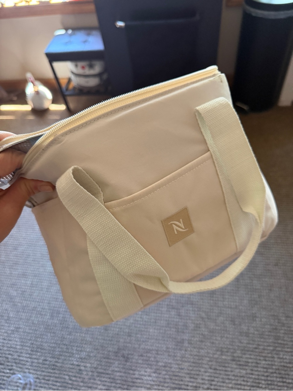 Nespresso Cream cooler Bag with Dual Handles